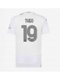 Ženski Nogometna dresi replika AC Milan Theo Hernandez #19 Gostujoči 2023-24 Kratek rokav